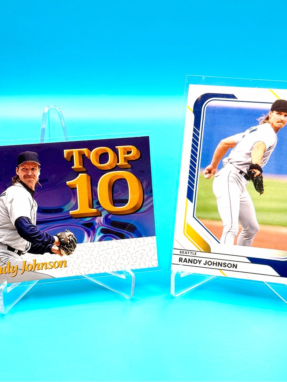 🔥RANDY JOHNSON LOT! 🔥Top 10 + Donruss Insert! 🤩